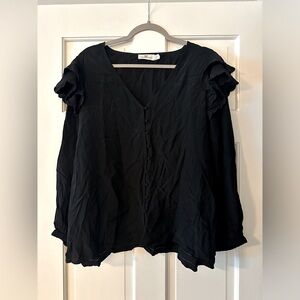 Vineyard Vines Black Blouse